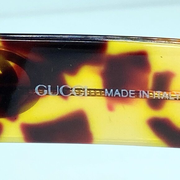 Italy Gucci GG2195 Sunglasses Logo Faux Tortoiseshell Frame Brown GS245 - Picture 7 of 7